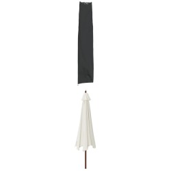 vidaXL Cubierta para sombrilla de jardín Oxford 420D negro 170x35/32cm