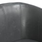 vidaXL Sillón cuero sintético gris vidaXL Sillón cuero sintético gris