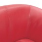 vidaXL Sillón cuero sintético rojo vidaXL Sillón cuero sintético rojo