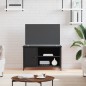 vidaXL Mueble para TV madera contrachapada negro 80x40x50 cm