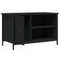 vidaXL Mueble para TV madera contrachapada negro 80x40x50 cm