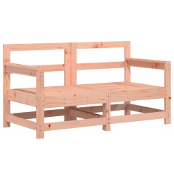 vidaXL Sofás de esquina de jardín 2 uds madera maciza Douglas
