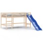vidaXL Cama alta para niños con tobogán madera maciza pino 90x200 cm vidaXL Cama alta para niños con tobogán madera maciza pino 90x200 cm