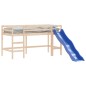 vidaXL Cama alta para niños con tobogán madera maciza pino 90x200 cm vidaXL Cama alta para niños con tobogán madera maciza pino 90x200 cm