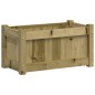 vidaXL Jardinera de madera de pino impregnada 60x31x31 cm vidaXL Jardinera de madera de pino impregnada 60x31x31 cm