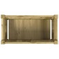 vidaXL Jardinera de madera de pino impregnada 60x31x31 cm vidaXL Jardinera de madera de pino impregnada 60x31x31 cm