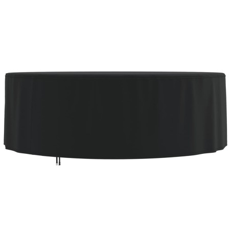 vidaXL Cubierta muebles jardín redonda Oxford 420D negro Ø 244x71 cm