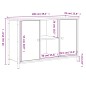 vidaXL Mueble de TV madera de ingeniería marrón roble 100x35x65 cm vidaXL Mueble de TV madera de ingeniería marrón roble 100x35x65 cm