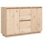 vidaXL Aparador de madera maciza de pino 110x34x75 cm vidaXL Aparador de madera maciza de pino 110x34x75 cm