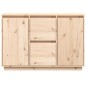 vidaXL Aparador de madera maciza de pino 110x34x75 cm vidaXL Aparador de madera maciza de pino 110x34x75 cm