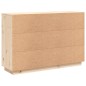 vidaXL Aparador de madera maciza de pino 110x34x75 cm vidaXL Aparador de madera maciza de pino 110x34x75 cm