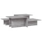 vidaXL Mesas de centro 2 uds madera contrachapada gris Sonoma vidaXL Mesas de centro 2 uds madera contrachapada gris Sonoma