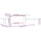vidaXL Mesas de centro 2 uds madera contrachapada gris Sonoma vidaXL Mesas de centro 2 uds madera contrachapada gris Sonoma