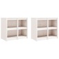 vidaXL Muebles de cocina de exterior 3 pzas madera maciza pino blanco vidaXL Muebles de cocina de exterior 3 pzas madera maciza pino blanco