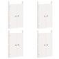 vidaXL Muebles de cocina de exterior 3 pzas madera maciza pino blanco vidaXL Muebles de cocina de exterior 3 pzas madera maciza pino blanco