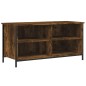 vidaXL Mueble para TV madera contrachapada roble ahumado 100x40x50 cm vidaXL Mueble para TV madera contrachapada roble ahumado 100x40x50 cm