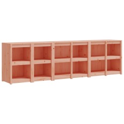 vidaXL Muebles de cocina exterior 4 pzas madera maciza abeto Douglas