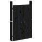 vidaXL Armario de cocina de exterior madera maciza de pino negro