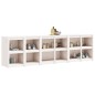 vidaXL Muebles de cocina de exterior 4 pzas madera maciza pino blanco vidaXL Muebles de cocina de exterior 4 pzas madera maciza pino blanco