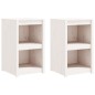 vidaXL Muebles de cocina de exterior 4 pzas madera maciza pino blanco vidaXL Muebles de cocina de exterior 4 pzas madera maciza pino blanco