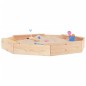 vidaXL Arenero con asientos octógono madera maciza de pino vidaXL Arenero con asientos octógono madera maciza de pino