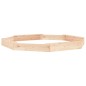 vidaXL Arenero con asientos octógono madera maciza de pino