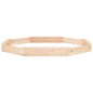vidaXL Arenero con asientos octógono madera maciza de pino