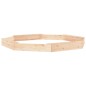 vidaXL Arenero con asientos octógono madera maciza de pino