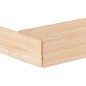 vidaXL Arenero con asientos octógono madera maciza de pino
