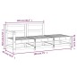 vidaXL Juego de muebles de jardín 3 pzas madera de pino impregnada vidaXL Juego de muebles de jardín 3 pzas madera de pino impregnada