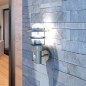 Aplique de pared de acero inoxidable, para jardín Aplique de pared de acero inoxidable, para jardín