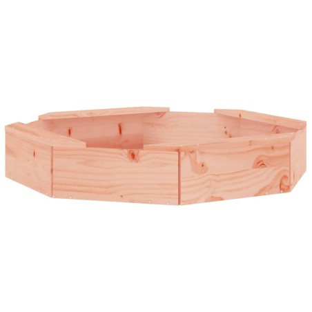 vidaXL Arenero con asientos octógono madera maciza de abeto Douglas