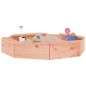 vidaXL Arenero con asientos octógono madera maciza de abeto Douglas vidaXL Arenero con asientos octógono madera maciza de abeto Douglas