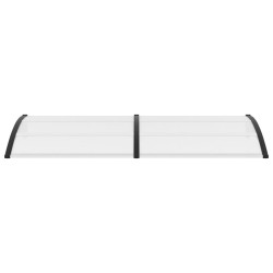 vidaXL Marquesina para puerta PC 240x100 cm