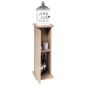 FMD Mesita decorativa con puerta color roble 88,5 cm FMD Mesita decorativa con puerta color roble 88,5 cm