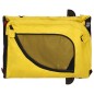 vidaXL Remolque bicicleta mascotas hierro tela Oxford amarillo negro vidaXL Remolque bicicleta mascotas hierro tela Oxford amarillo negro