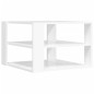 vidaXL Mesa de centro madera ingeniería blanco brillo 59,5x59,5x40 cm vidaXL Mesa de centro madera ingeniería blanco brillo 59,5x59,5x40 cm