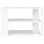 vidaXL Mesa de centro madera ingeniería blanco brillo 59,5x59,5x40 cm vidaXL Mesa de centro madera ingeniería blanco brillo 59,5x59,5x40 cm