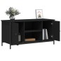 vidaXL Mueble para TV madera contrachapada negro 100x40x50 cm vidaXL Mueble para TV madera contrachapada negro 100x40x50 cm