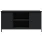 vidaXL Mueble para TV madera contrachapada negro 100x40x50 cm vidaXL Mueble para TV madera contrachapada negro 100x40x50 cm