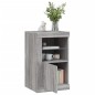 vidaXL Aparador con luces LED madera de ingeniería gris Sonoma vidaXL Aparador con luces LED madera de ingeniería gris Sonoma