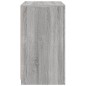 vidaXL Aparador con luces LED madera de ingeniería gris Sonoma vidaXL Aparador con luces LED madera de ingeniería gris Sonoma