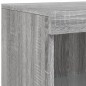 vidaXL Aparador con luces LED madera de ingeniería gris Sonoma vidaXL Aparador con luces LED madera de ingeniería gris Sonoma