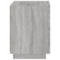 vidaXL Mesita de noche con luces LED madera de ingeniería gris Sonoma vidaXL Mesita de noche con luces LED madera de ingeniería gris Sonoma