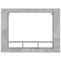 vidaXL Mueble para TV madera de ingeniería gris hormigón 152x22x113 cm