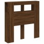 vidaXL Cabecero LED madera ingeniería roble marrón 100x18,5x103,5 cm vidaXL Cabecero LED madera ingeniería roble marrón 100x18,5x103,5 cm
