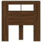 vidaXL Cabecero LED madera ingeniería roble marrón 100x18,5x103,5 cm vidaXL Cabecero LED madera ingeniería roble marrón 100x18,5x103,5 cm