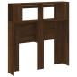 vidaXL Cabecero LED madera ingeniería roble marrón 100x18,5x103,5 cm vidaXL Cabecero LED madera ingeniería roble marrón 100x18,5x103,5 cm