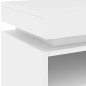 vidaXL Mesitas de noche con luces LED 2 unidades blanco 40x39x48,5 cm vidaXL Mesitas de noche con luces LED 2 unidades blanco 40x39x48,5 cm