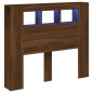 vidaXL Cabecero LED madera ingeniería roble marrón 120x18,5x103,5 cm vidaXL Cabecero LED madera ingeniería roble marrón 120x18,5x103,5 cm